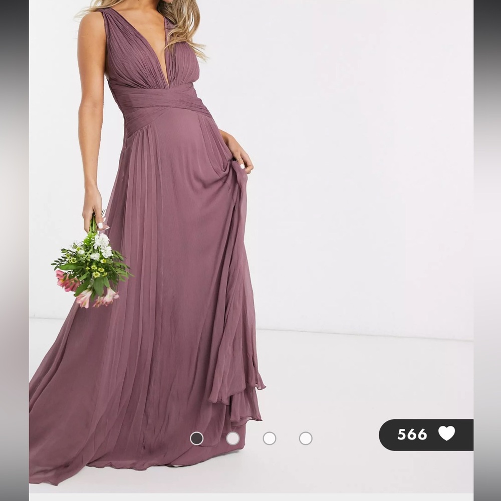 ASOS Mauve Bridesmaid Dress